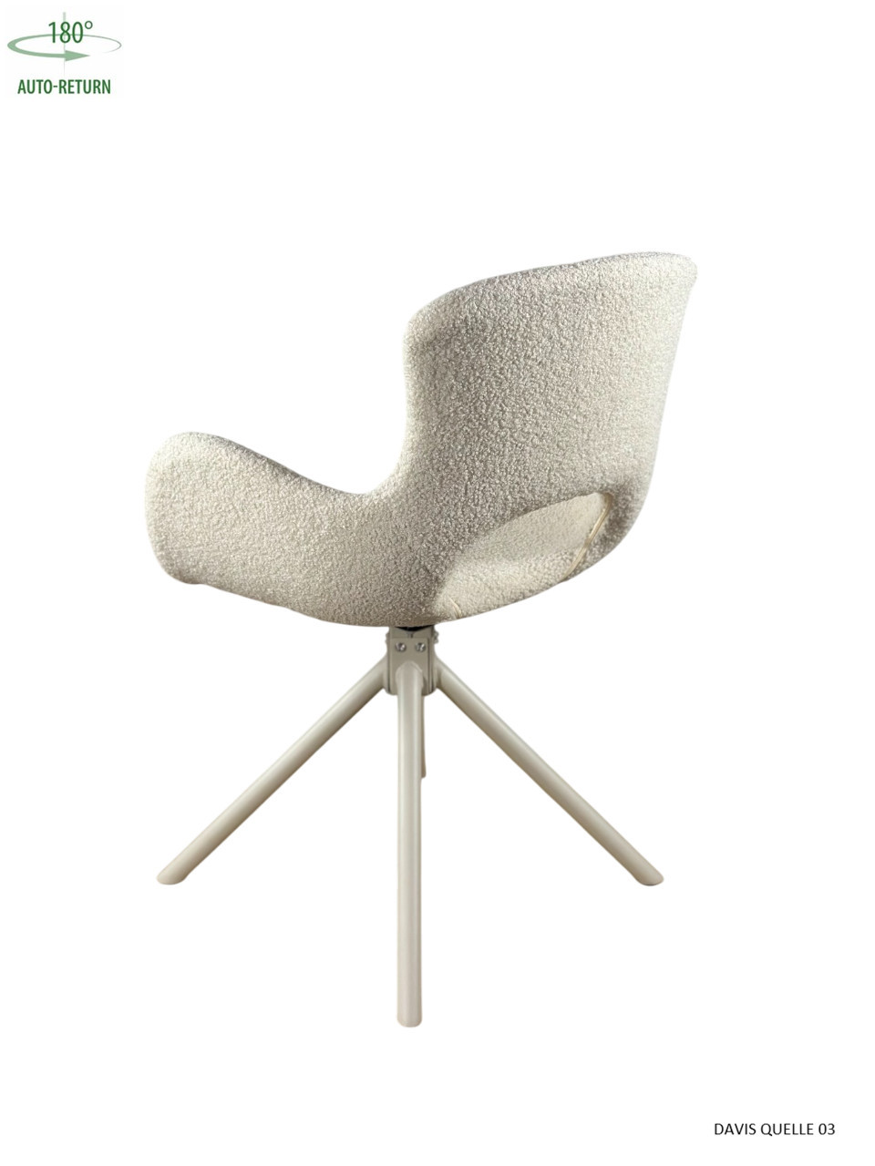 Стул обеденный с автоповоротом MIYA Perfect (бежевый)