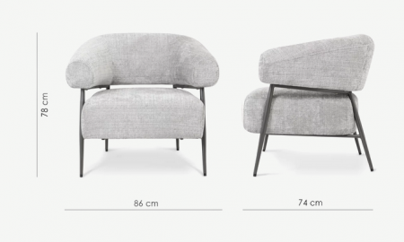 Кресло CRV- Cocoon Silver breeze charm 