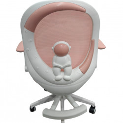 Кресло вращающееся детское с подставкой для ног Perfect KIDS ASTRONAUT розовый