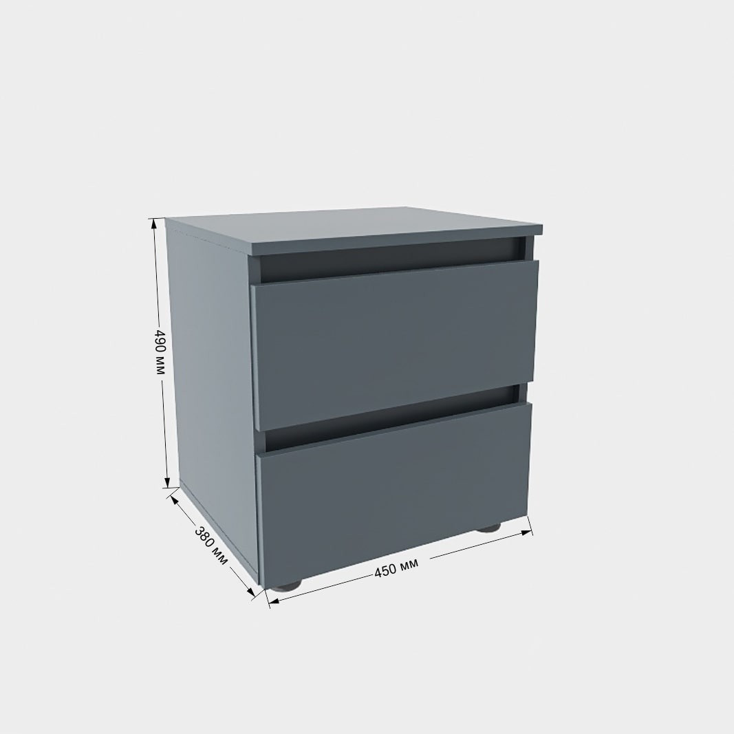 Спальня (модульная) EVR- Лайт-2 графит