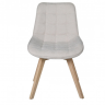 Стул INI- LENY каркас дерево/ беж, серый