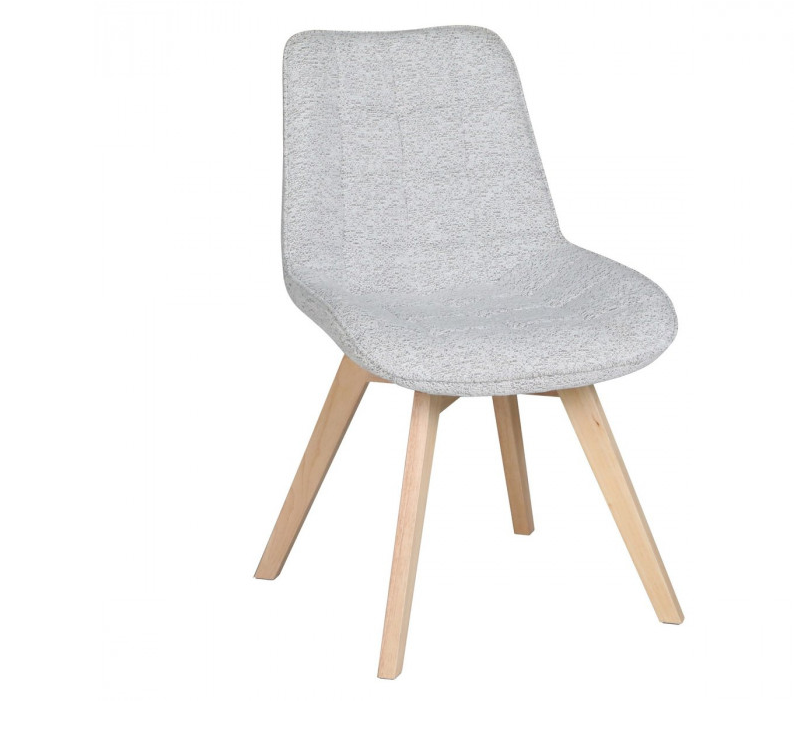 Стул INI- LENY каркас дерево/ беж, серый