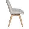 Стул INI- LENY каркас дерево/ беж, серый