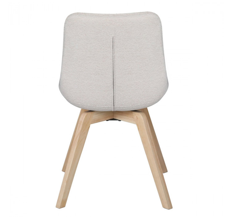 Стул INI- LENY каркас дерево/ беж, серый
