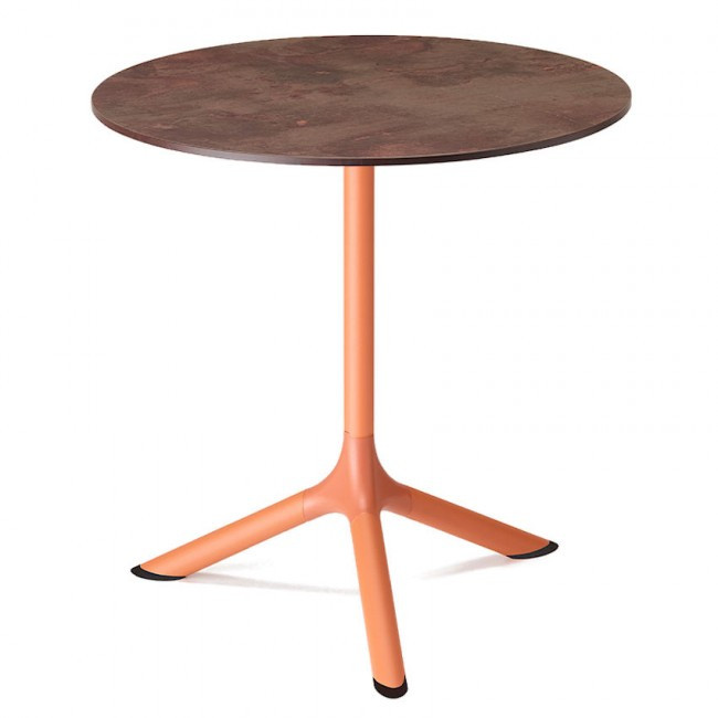 Стол обеденный VLL- SCAB Tripé D60 Folding 5002 H73 (терракотовый/коричневый)
