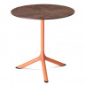 Стол обеденный VLL- SCAB Tripé D60 Folding 5002 H73 (терракотовый/коричневый)