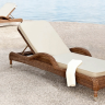 Шезлонг из техноротанга Alexander Rose TEA- SAN MARINO ADJUSTABLE SUNBED (W/CUSHION) 