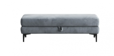 Банкетка с нишей Mil- Wok 100х45х45 см (Серый)