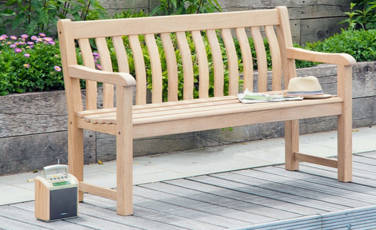 Лавка из дерева Alexander Rose TEA- ROBLE ST. GEORGE BENCH 1.5M