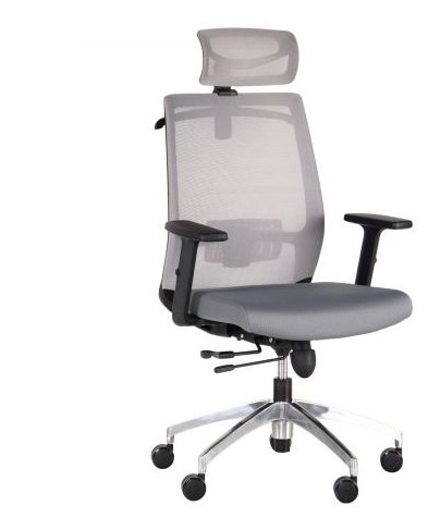 Кресло офисное AMF- Install Black, Alum, Grey/Grey