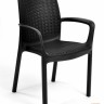 Стул пластиковый ECO- Keter Bali (коричневый, серый, бежевый)