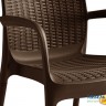 Стул пластиковый ECO- Keter Bali (коричневый, серый, бежевый)