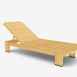 Шезлонг деревянный Ws- Lugano lounge, ламели