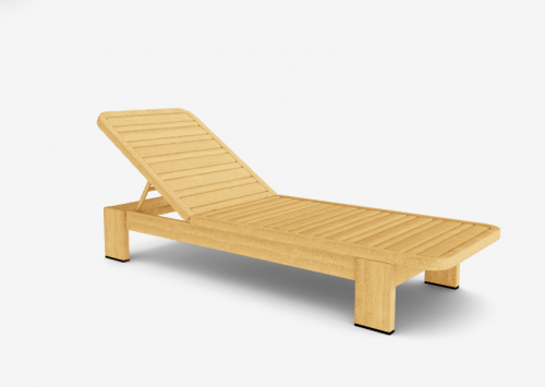 Шезлонг деревянный Ws- Lugano lounge, ламели