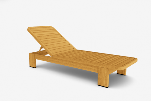 Шезлонг деревянный Ws- Lugano lounge, ламели