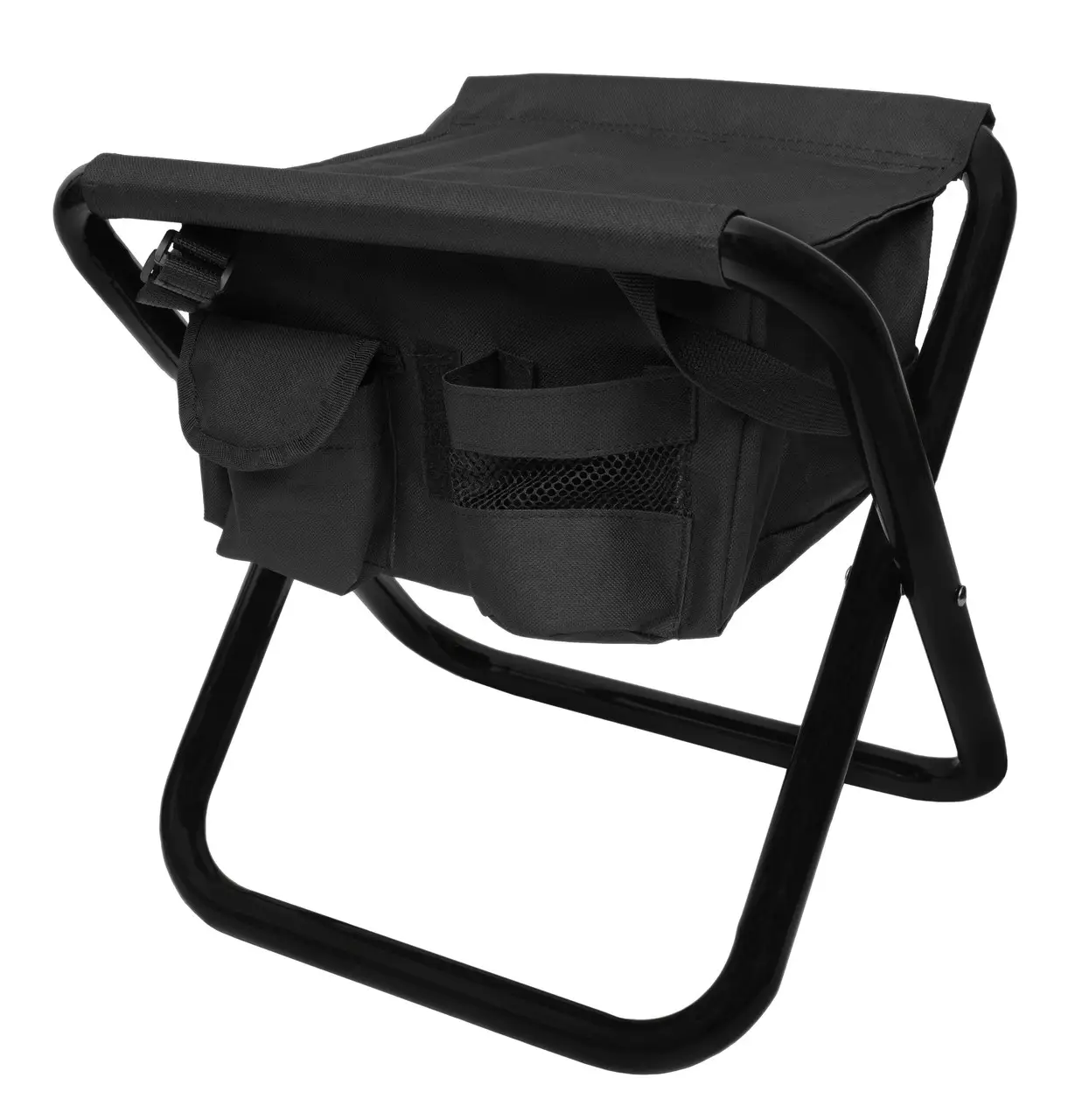 Стул раскладной с сумкой ECO- NeRest NR-25 S, черный