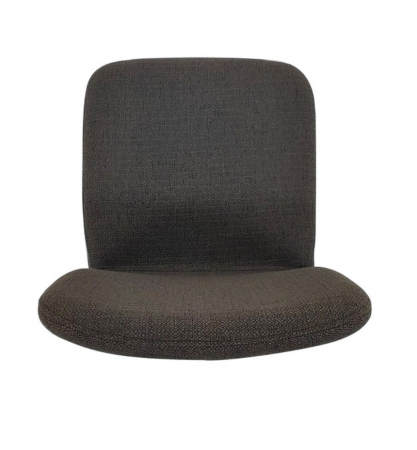 Стул INI- NAVY глиняный серый, светло- серый тк./черный каркас