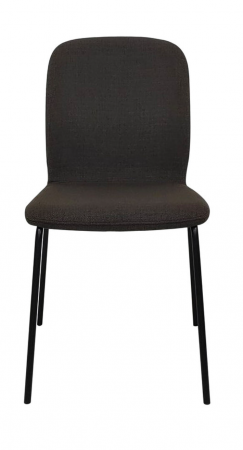 Стул INI- NAVY глиняный серый, светло- серый тк./черный каркас