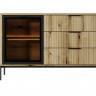 Комод с подсветкой Perfect Home Уилсон / Wilson 1-дверный с 3 ящиками 1D3S/138 Дуб эвок