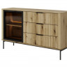 Комод с подсветкой Perfect Home Уилсон / Wilson 1-дверный с 3 ящиками 1D3S/138 Дуб эвок