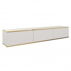 Тумба под ТВ навесная Perfect Home Оро / Oro RTV175 MDF 3-дверная Белый