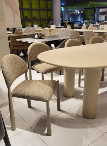 Стул обеденный VTR- М-125 мигдаль + кремовый