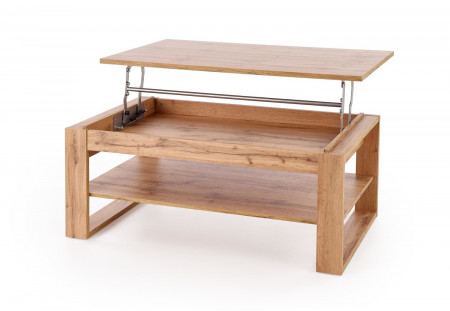 Стол трансформер с подъемной столешницей HALMAR BETTY дуб артизан