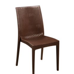 Стул из полипропилена KASHTAN Evro- OW-117 TOSCANA коричневый