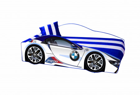 Кровать машина VRN- ELIT BMW E-1 (белый) 
