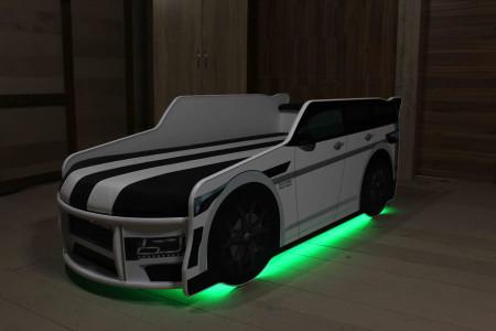 Кровать машина VRN- ELIT BMW E-1 (белый) 