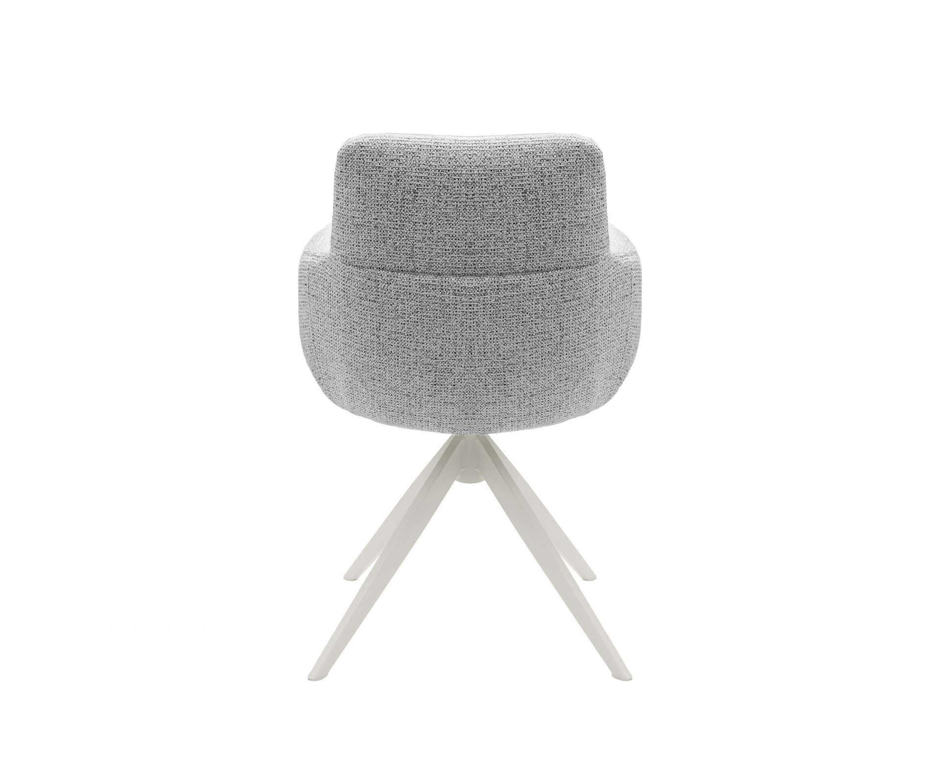 Стул обеденный поворотный VTR- R-185 (седой/белый)