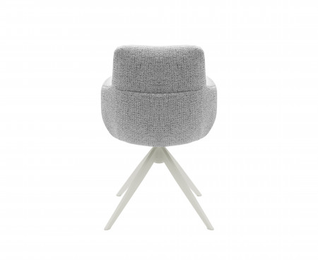 Стул обеденный поворотный VTR- R-185 (седой/белый)