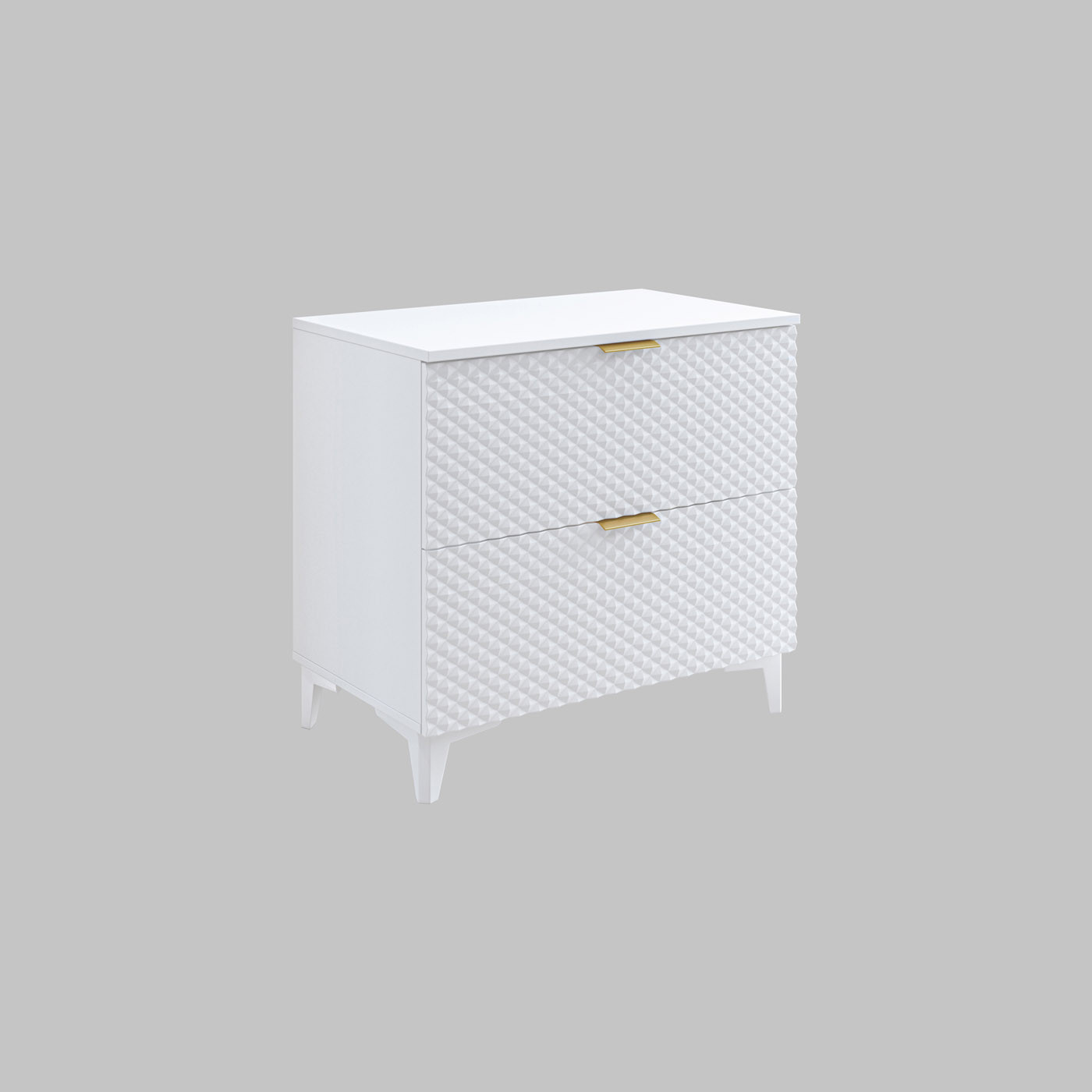 Туалетный столик настенный с 2 ящиками для ванной Helvetia LAURA 3097NM48 (белый)