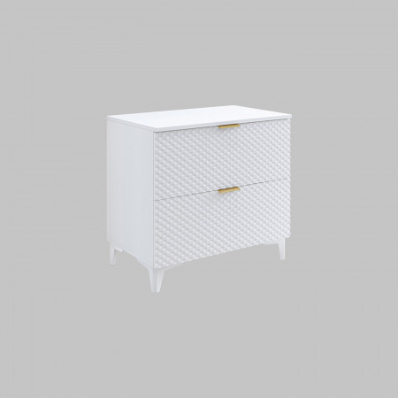 Туалетный столик настенный с 2 ящиками для ванной Helvetia LAURA 3097NM48 (белый)