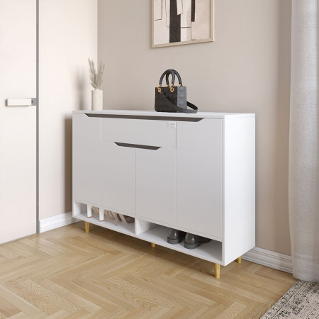 Тумба для обуви в прихожую LION- Салливан Тумба-2 Нимфея альба (LION-041142) 