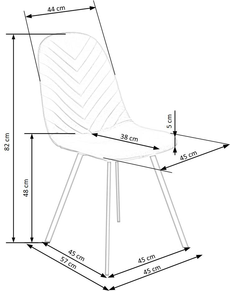 Стул Halmar K-462 темно-зеленый