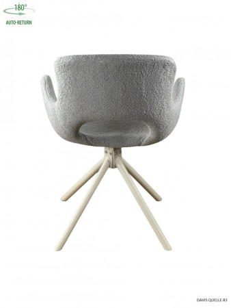 Стул обеденный с автоповоротом MIYA Perfect (серый/бежевый)