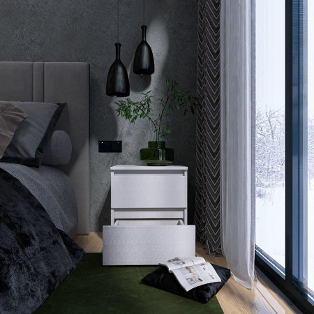 Спальня (модульная) EVR- Лайт-2 белый(нимфея альба)