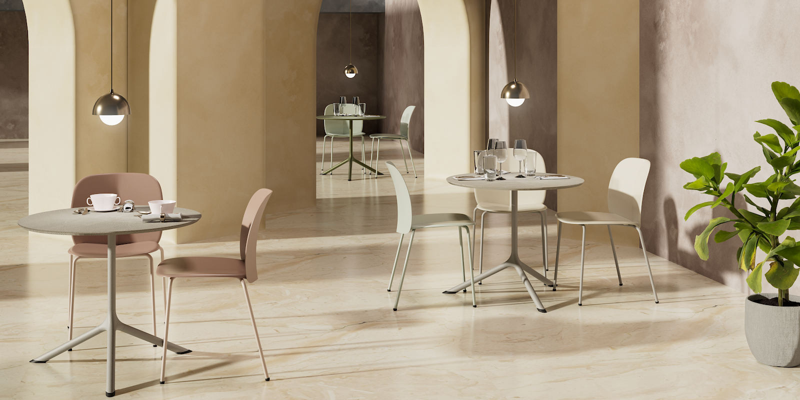 Стул уличный VLL- SCAB Mentha 2706 (шалфейно-зеленый)