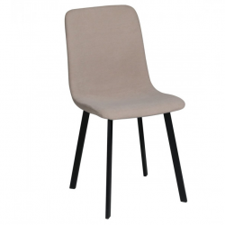Стул INI- TIVO светло- бежевый тк./ черный каркас  