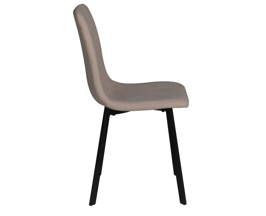 Стул INI- TIVO светло- бежевый тк./ черный каркас  