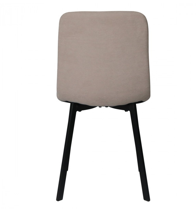 Стул INI- TIVO светло- бежевый тк./ черный каркас  