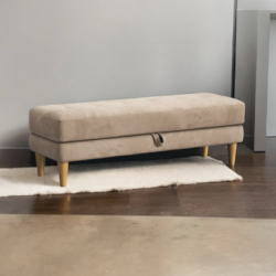 Банкетка Mil- Olim з нишей 100х44х45 см,Бежевый