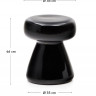 Стол журнальный керамика Kave Home MANYA Ø38 J2200025KK01 (черный)