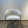 Стул Art-Deco EXI- SANTORINI BEIGE-GREY V1001 GOLD