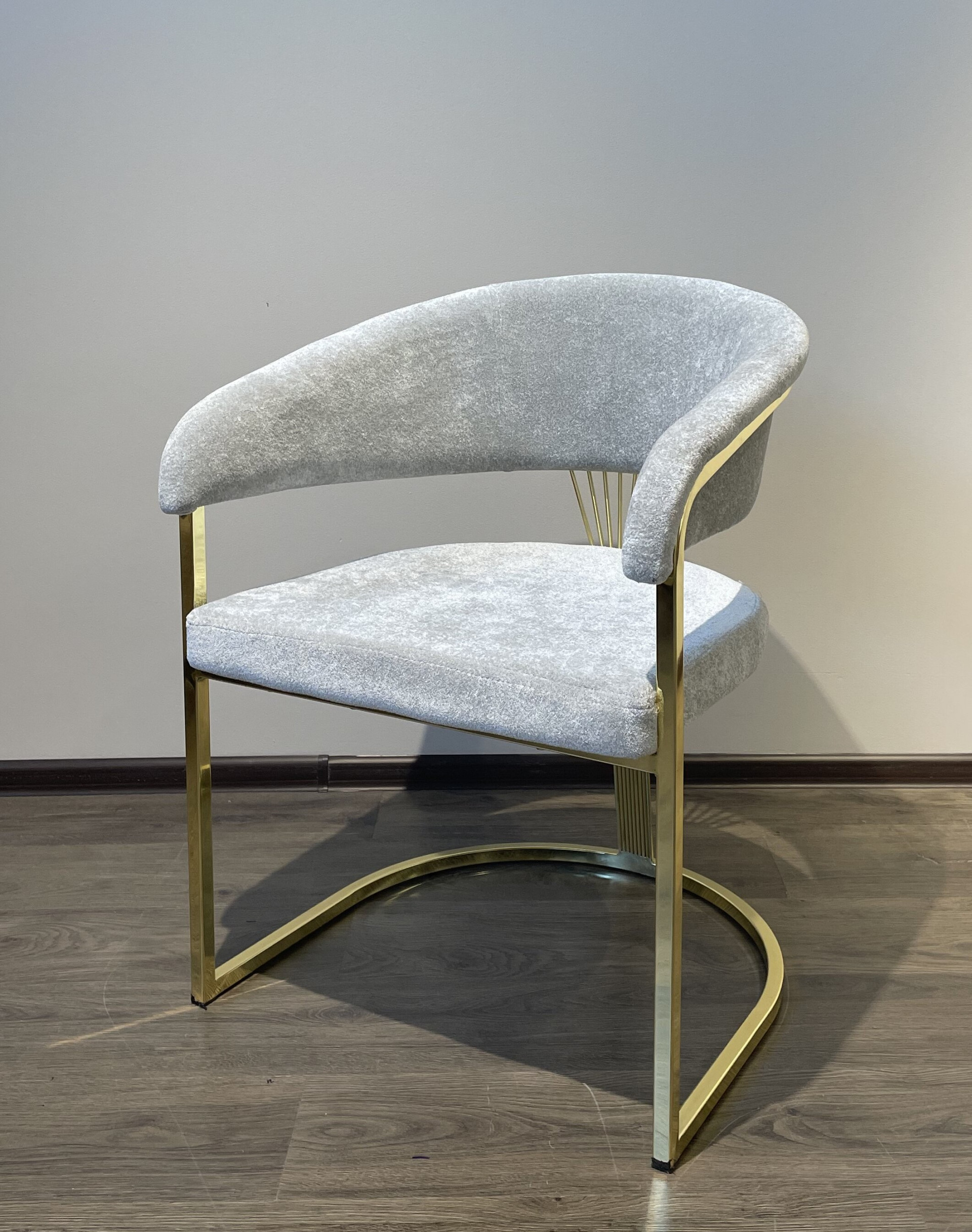 Стул Art-Deco EXI- SANTORINI BEIGE-GREY V1001 GOLD