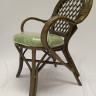 Обеденный комплект buk0004 CRU- Bukovyna (стол + 4 кресла) темно-оливковый