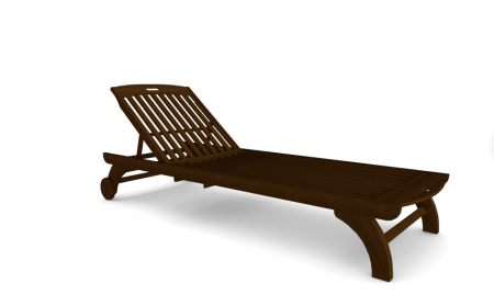 Шезлонг деревянный Ws- California lounge, ламели