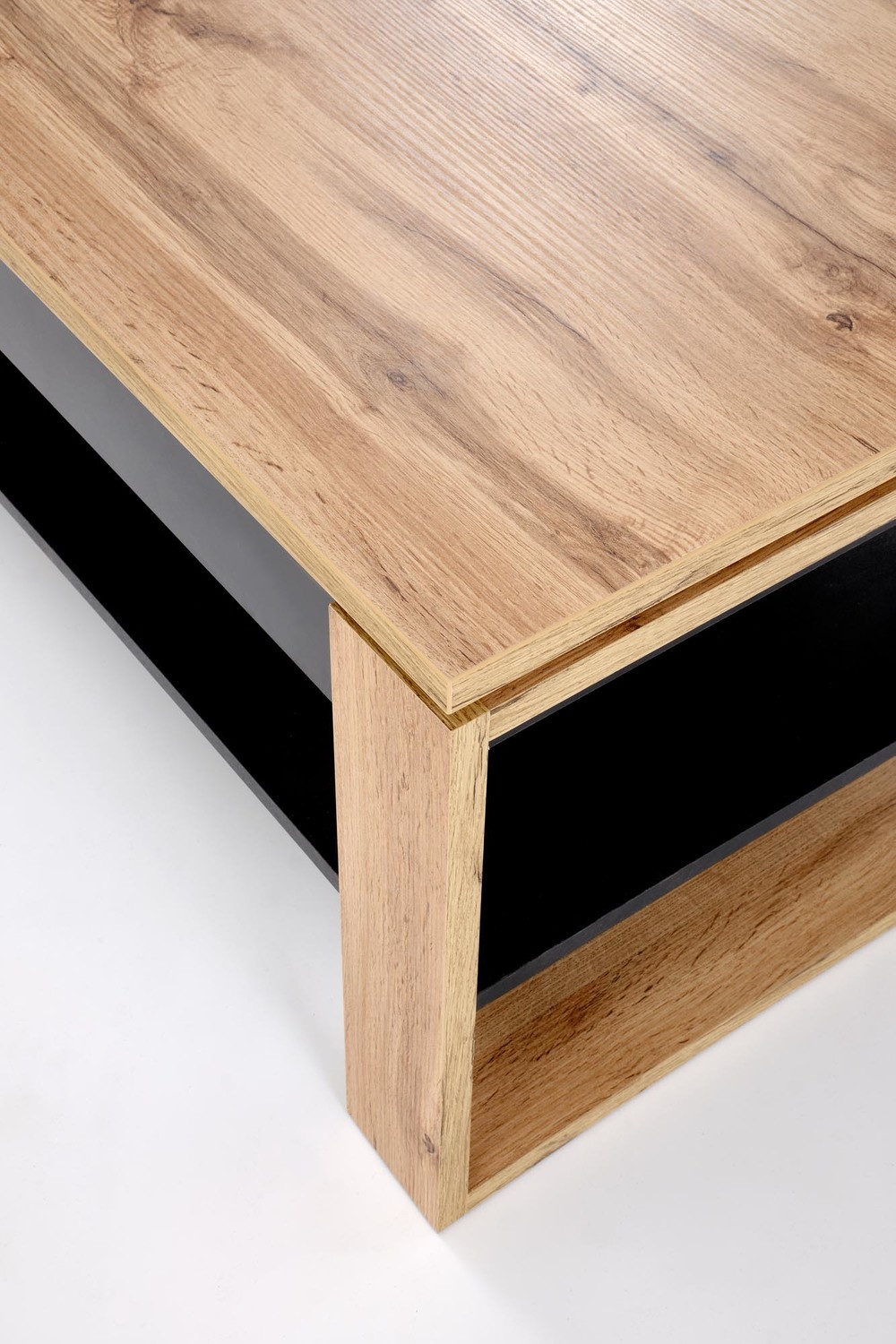 Стол трансформер с подъемной столешницей HALMAR BETTY дуб артизан/черный