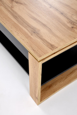 Стол трансформер с подъемной столешницей HALMAR BETTY дуб артизан/черный